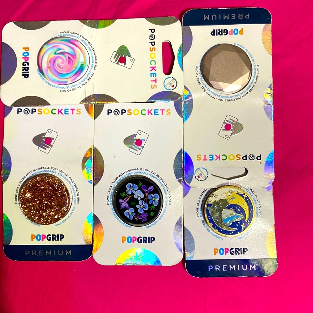 5x Popsockets Fit any phone